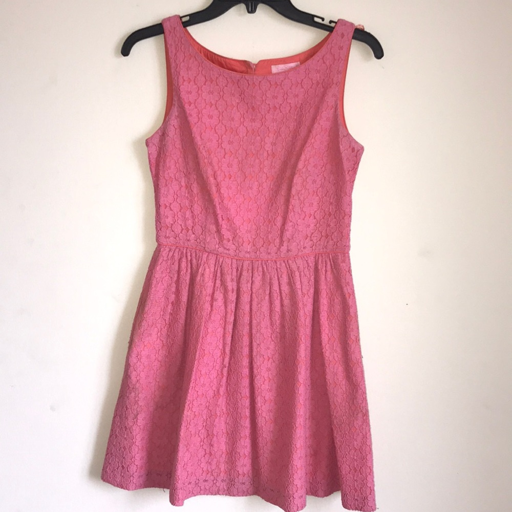 Lilly Pulitzer 2 pink, Aline dress with pockets!